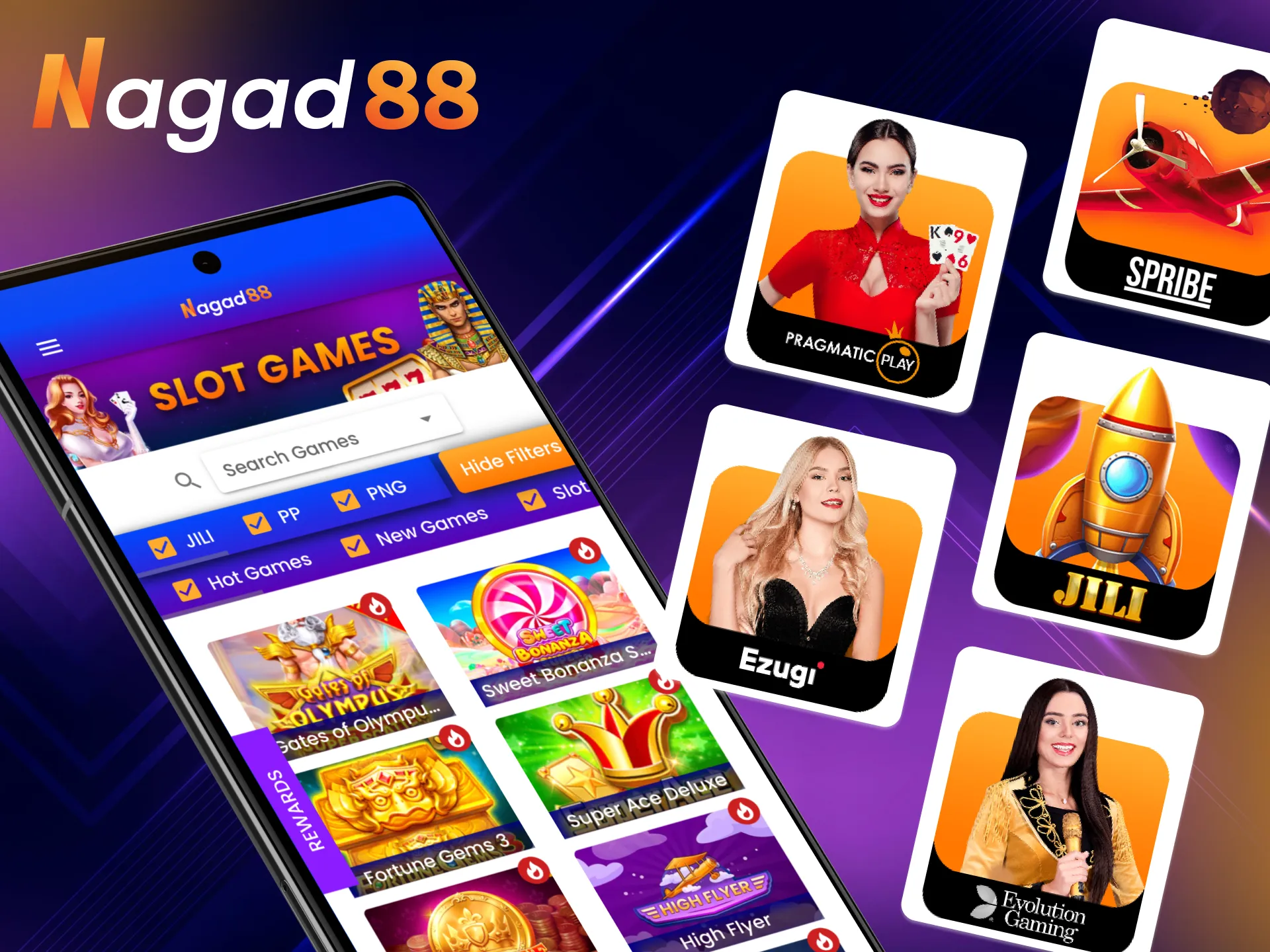 Top software providers for fun at Nagad88.