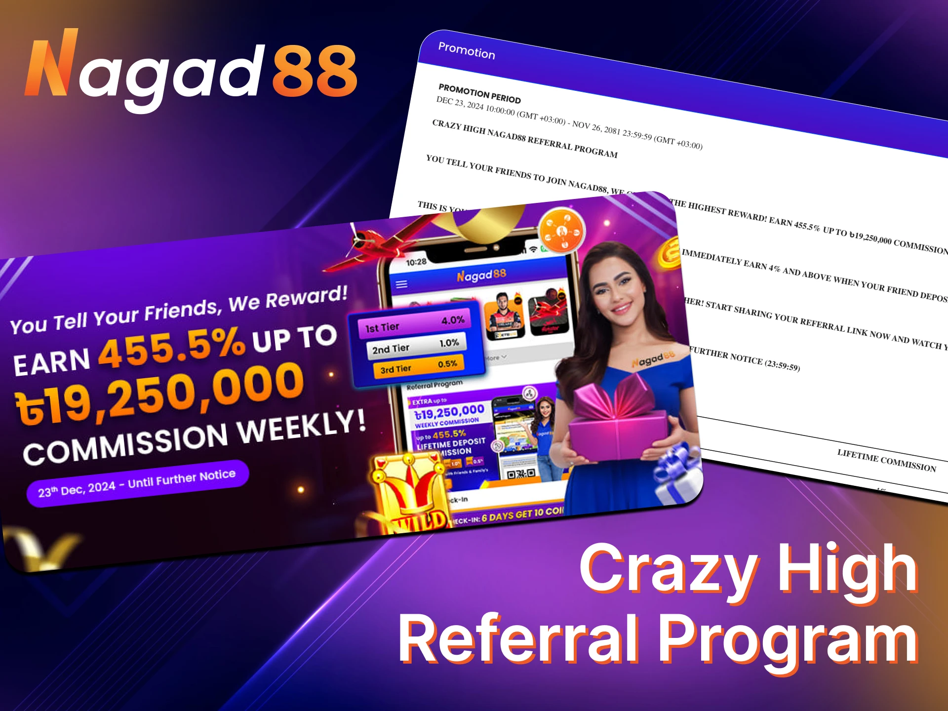 Referral program brings massive opportunities at Nagad88.