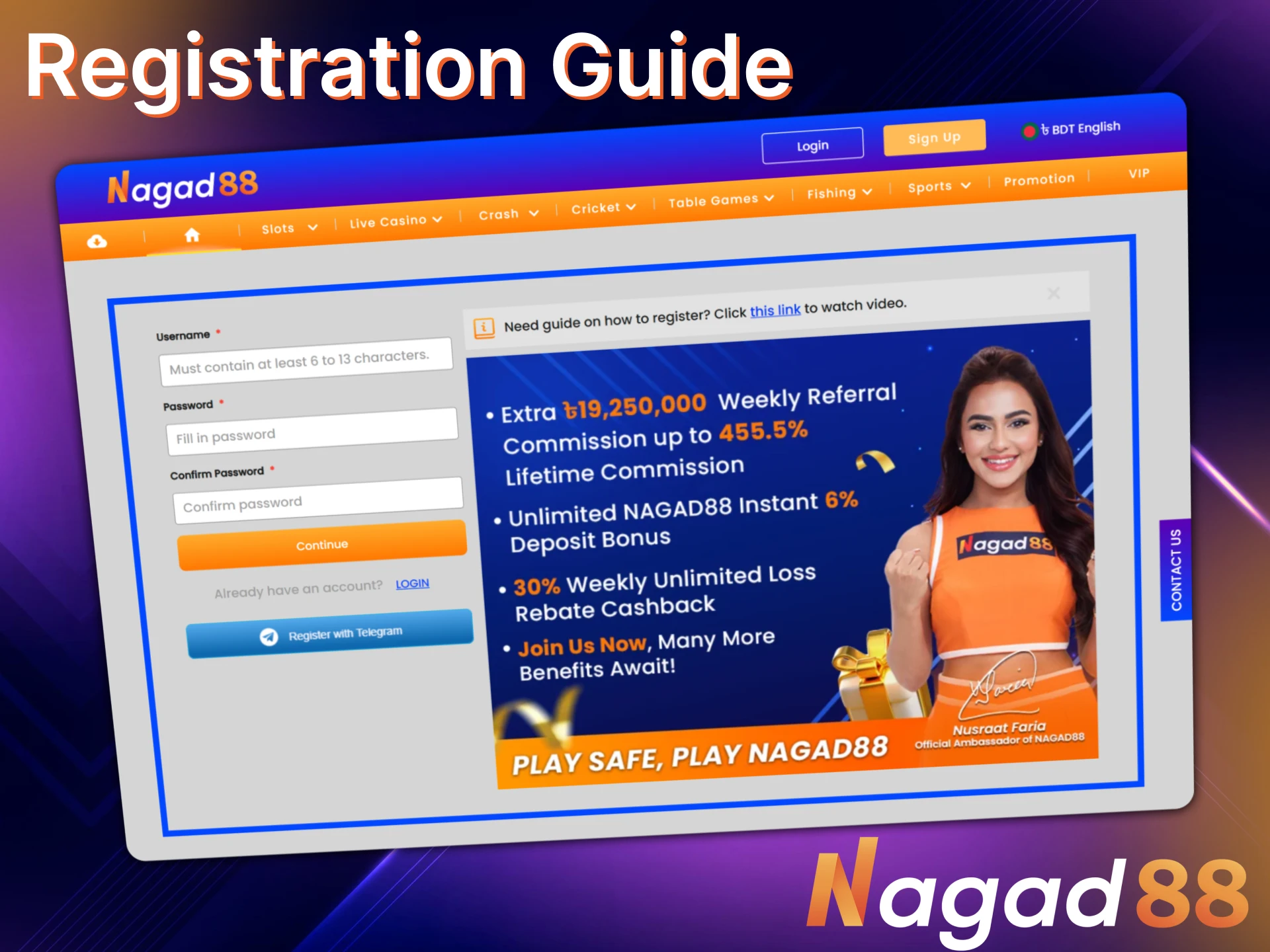 Follow the Nagad88 registration guide to create your account in Bangladesh.